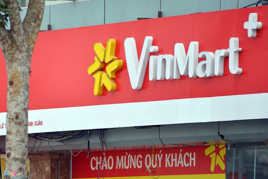 biển hiệu của vinmart quá quen thuộc