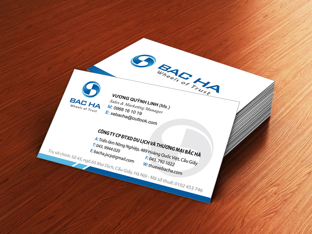 Mẫu card visit cá nhân đẹp và độc đáo
