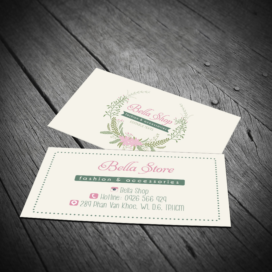Mẫu card visit cá nhân thiết kế đẹp