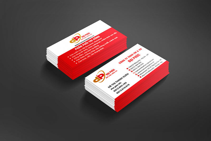 Mẫu card visit đẹp nhất và độc đáo