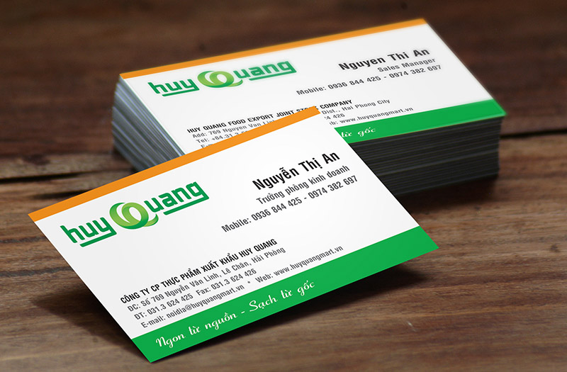 Mẫu card visit đẹp và chi tiết