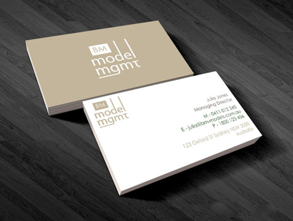 Mẫu card visit độc đáo và đẹp