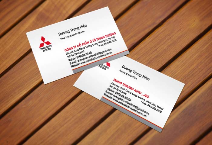 Mẫu card visit thông tin cá nhân