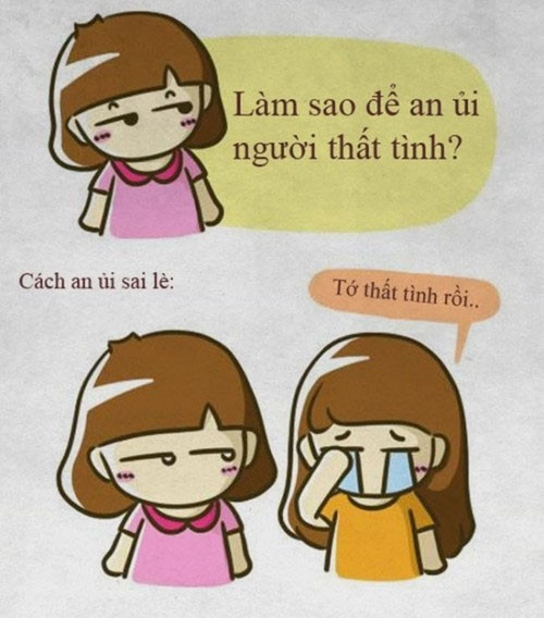 Những câu nói an ủi người thất tình
