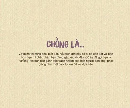 những câu nói hay về chồng con