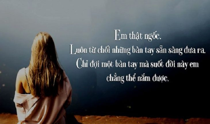 những câu nói buồn về tình yêu