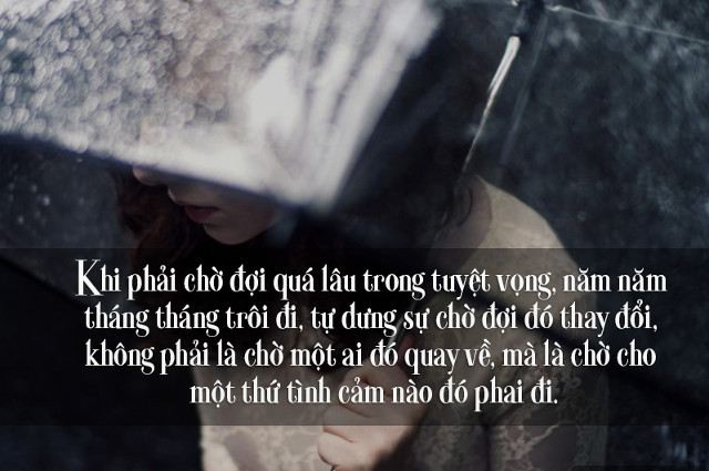 Đừng để nỗi thất vọng trôi theo năm tháng 