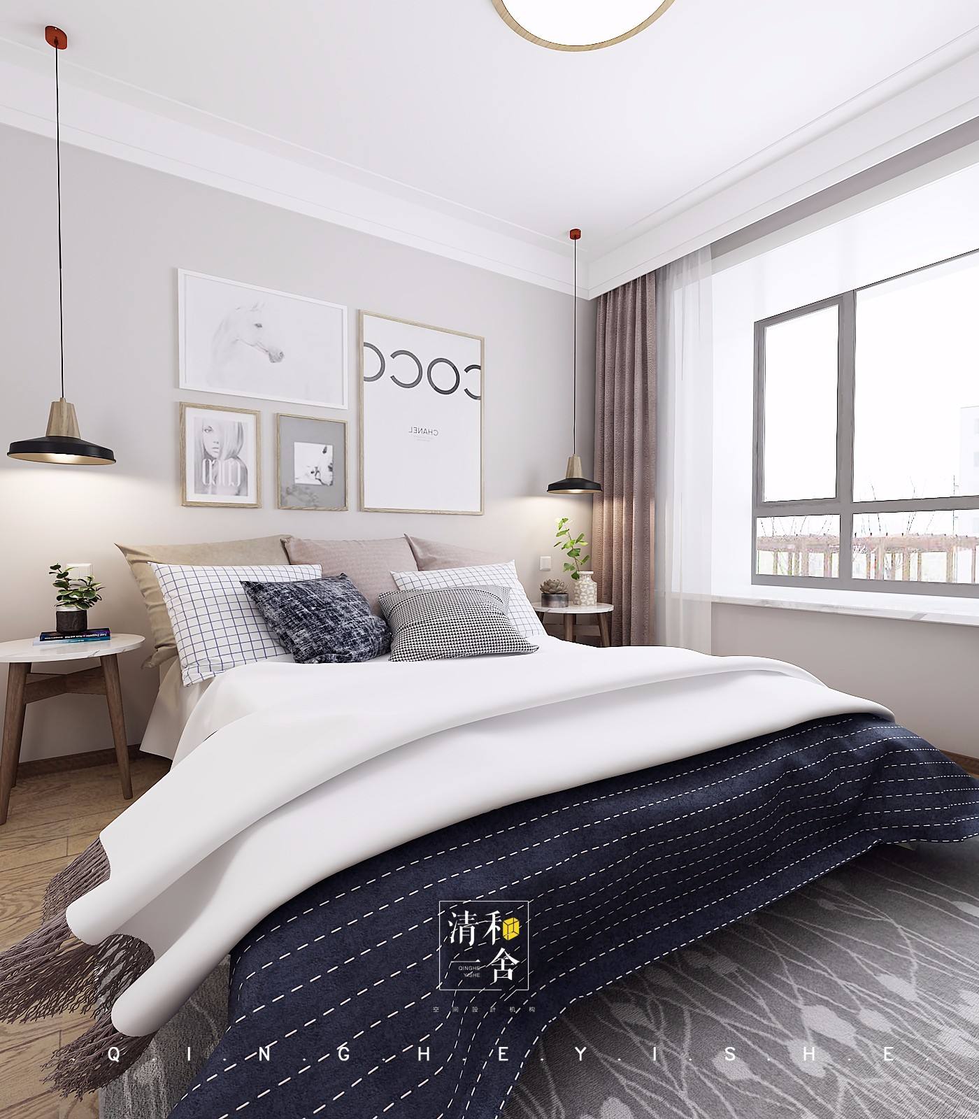Thiết kế phòng ngủ đầy ánh sáng