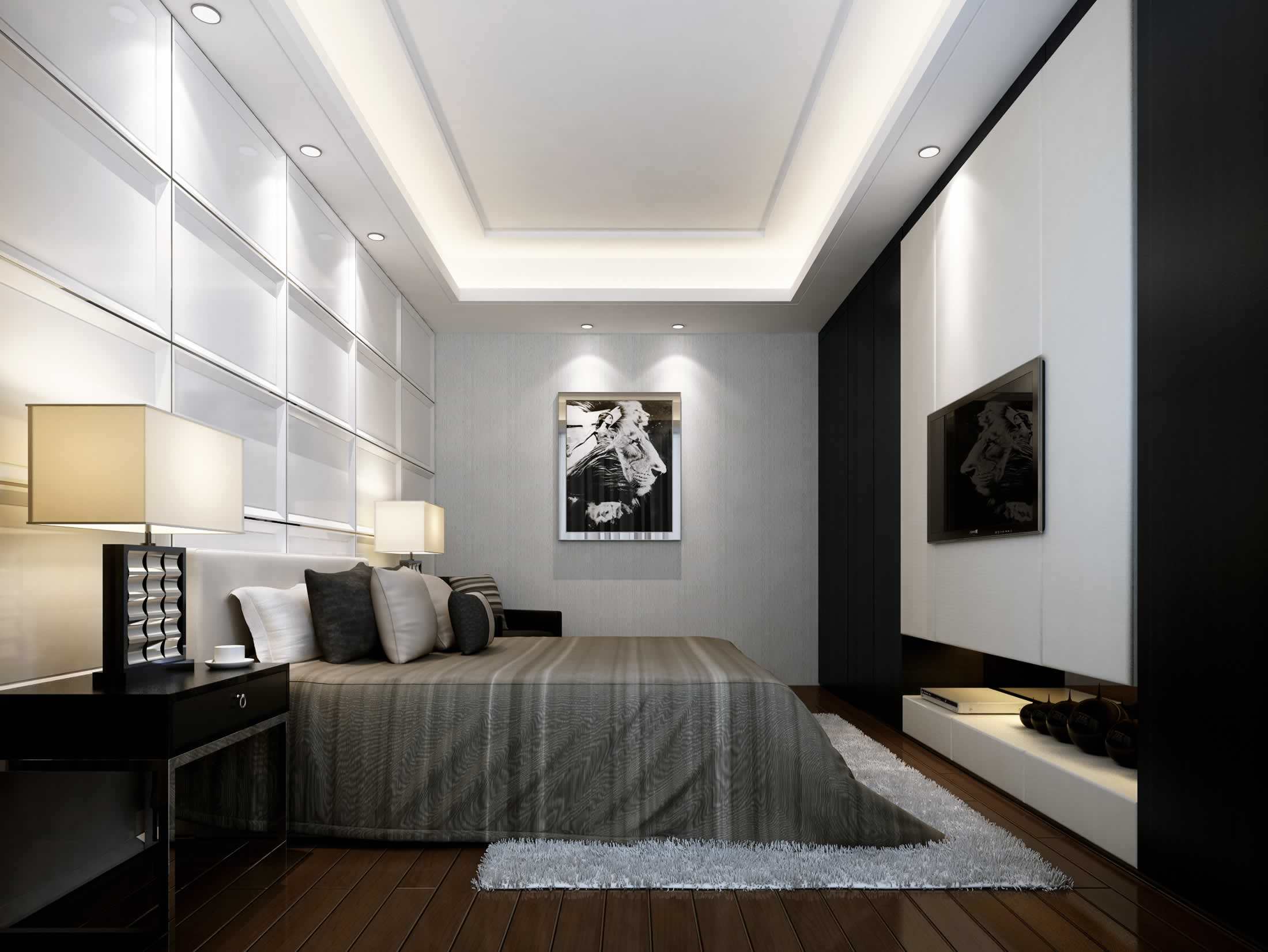 phòng ngủ đẹp hài hòa từ ánh sáng tới đồ vật
