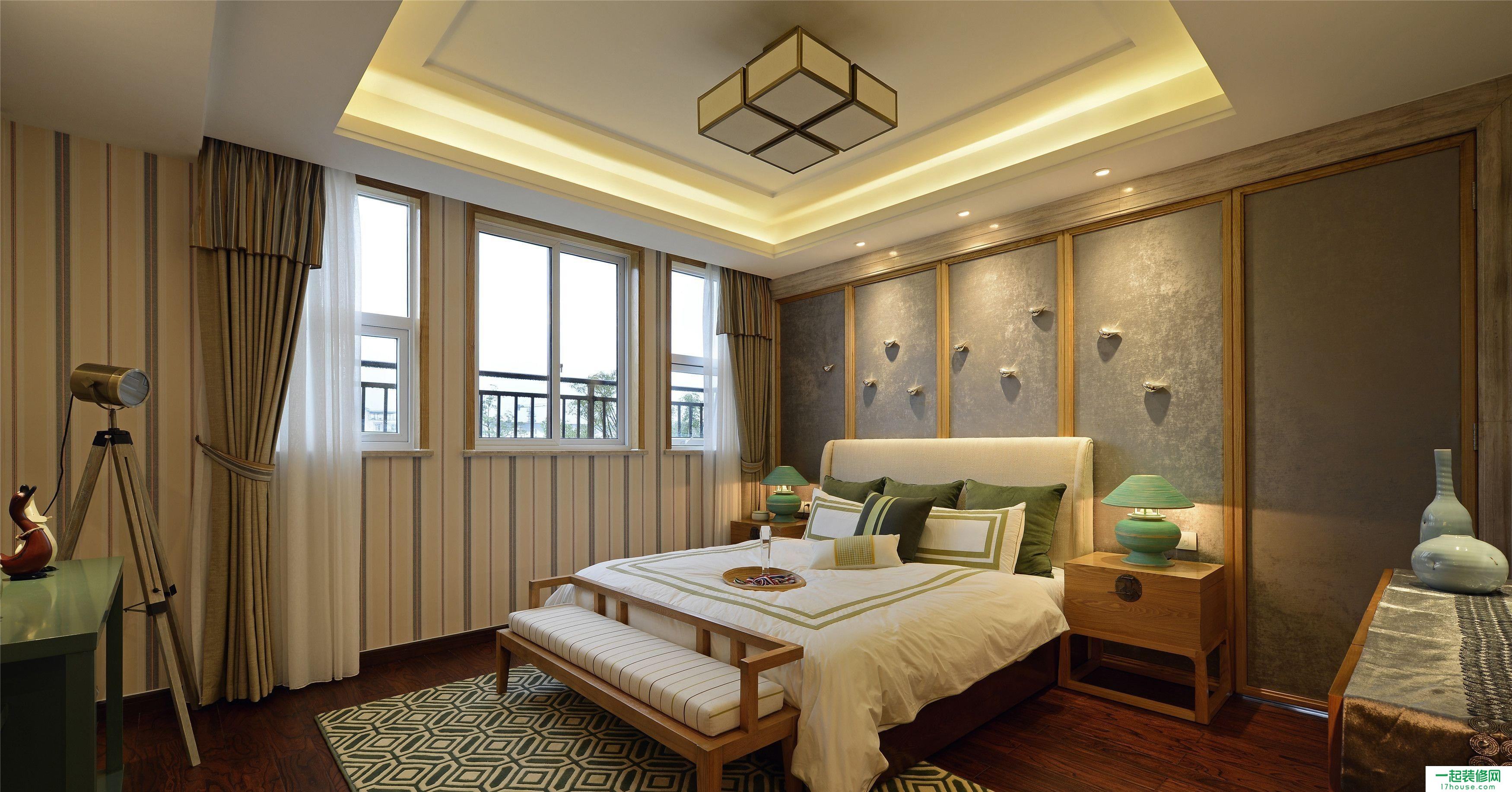 phòng ngủ đẹp được thiết kế hài hòa từ màu sắc tới đồ vật