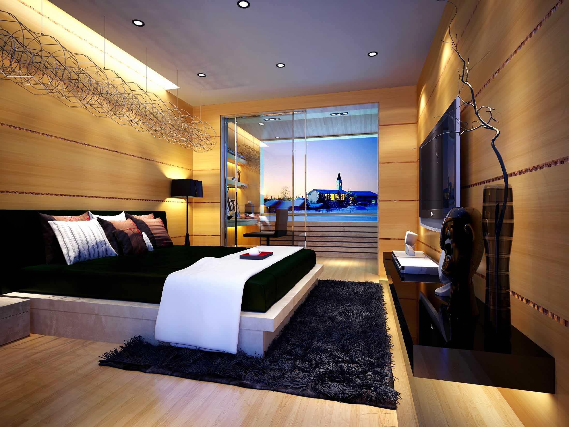 Mẫu phòng ngủ đẹp hiện đại được yêu thích nhất năm 2019