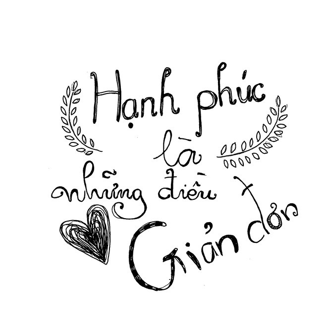 stt hạnh phúc đơn giản