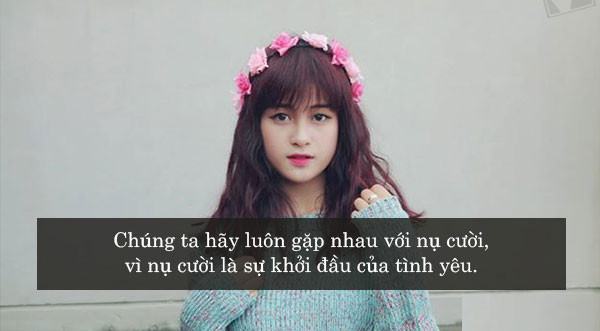 stt về nụ cười của con gái