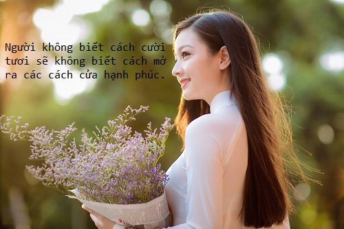stt về nụ cười của con gái