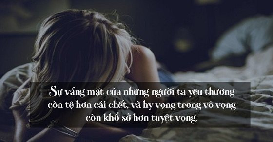 stt thất vọng về người mình yêu