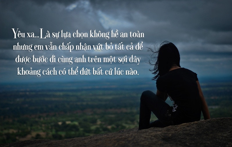 Stt tỏ tình yêu xa