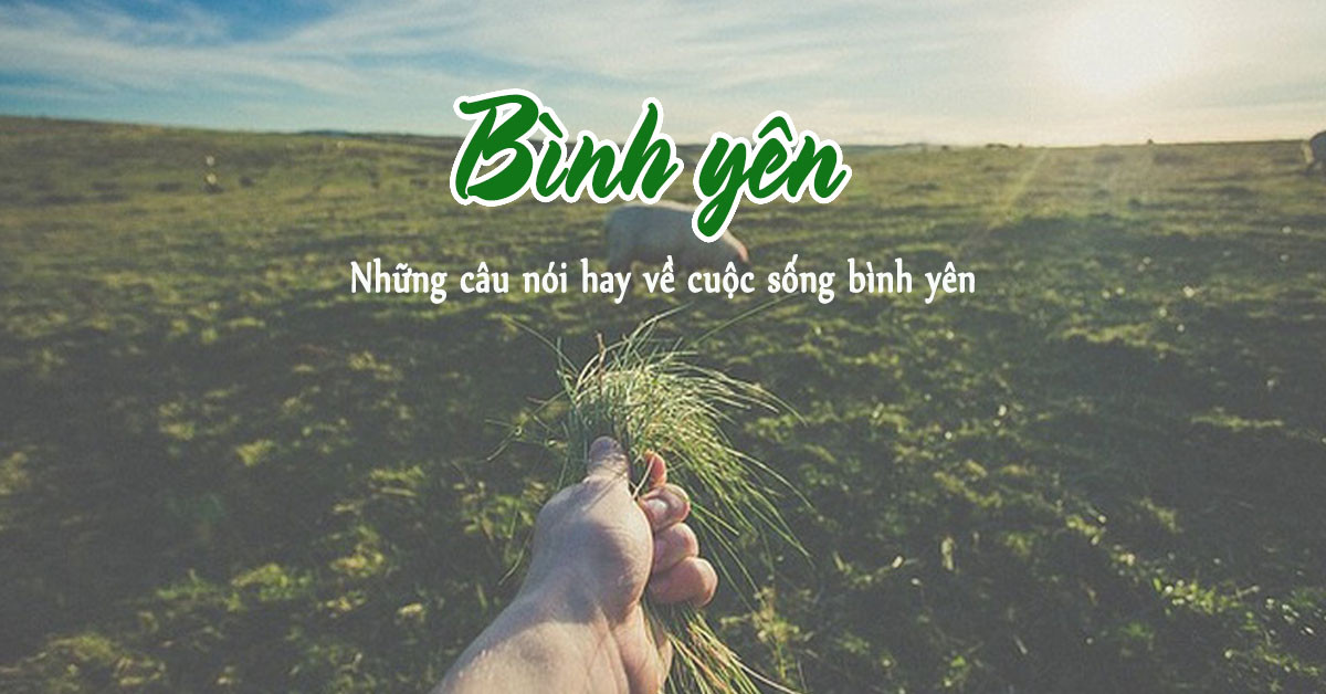 stt cuộc sống yên bình