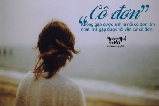 stt cô đơn hay nhất chạm đến trái tim