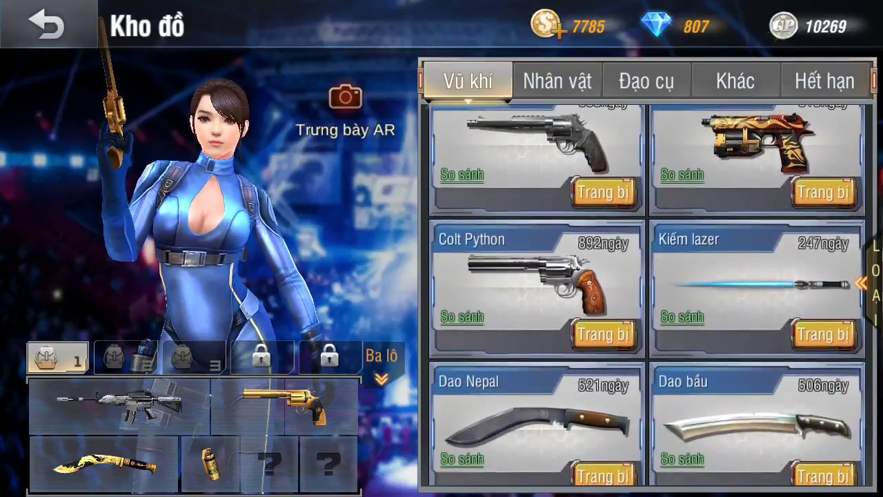 Cho acc Truy kích Vip - Chia sẻ acc Truy Kích - Share tài khoản Truy Kích 2019