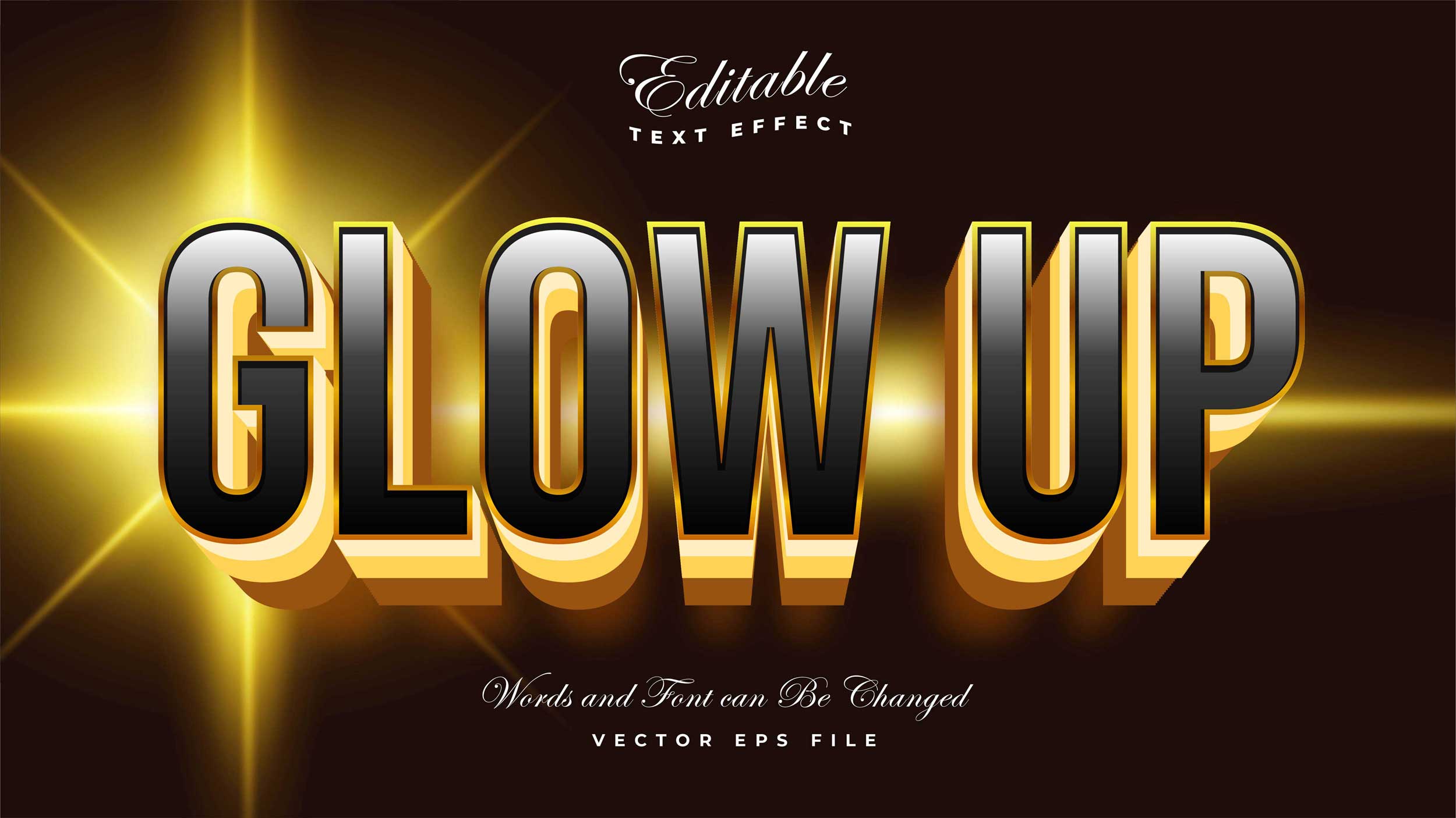 Tải text effect illustrator, hiệu ứng chữ trong AI