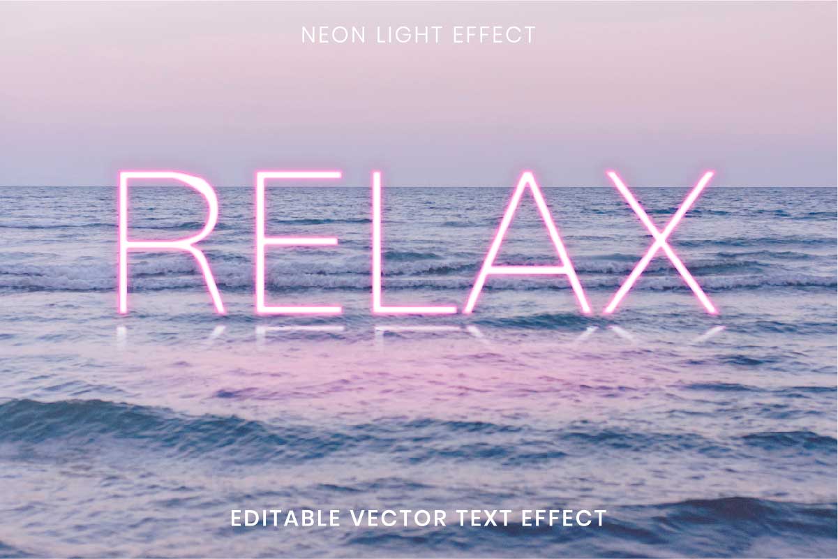 Tải text effect illustrator, hiệu ứng chữ trong AI