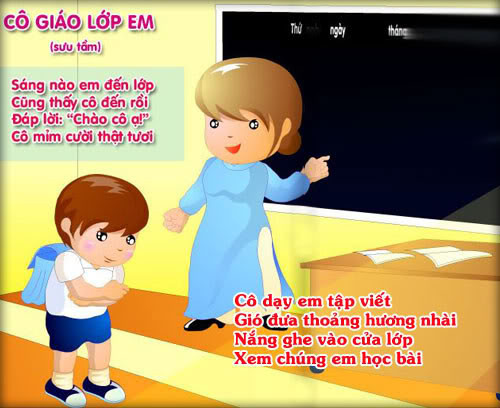 thơ tri ân thầy cô