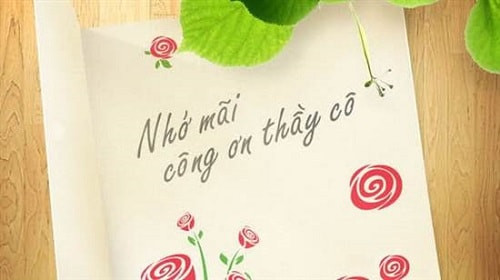 thơ tri ân thầy cô