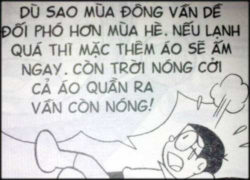 Ảnh chế Nobita than nóng