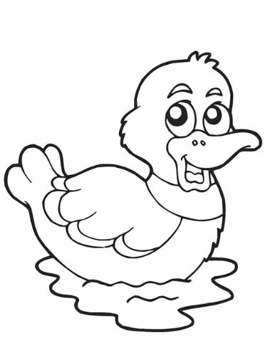 hình tô màu con vật cho bé tập tô